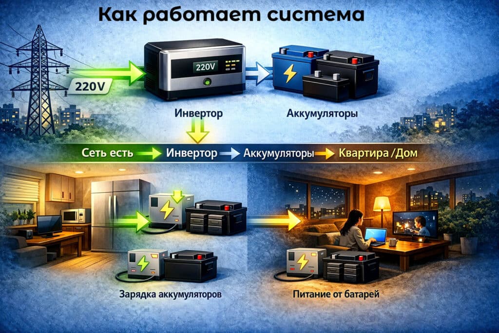 Как работает система