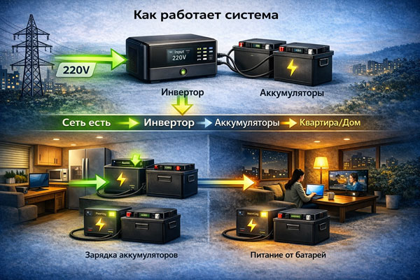 Как работает система