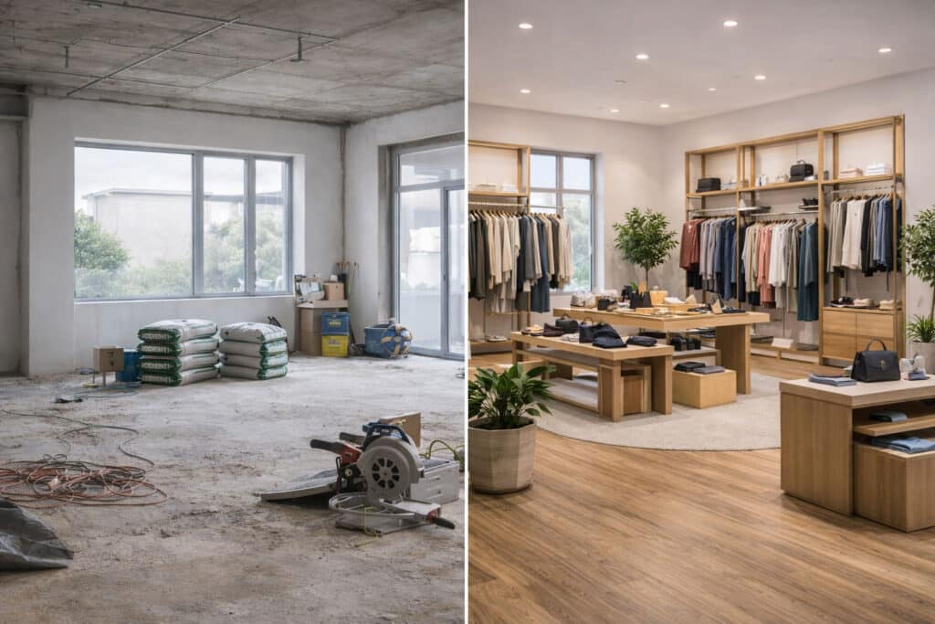 🛍 Ремонт магазина под запуск продаж