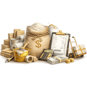 Самостоятельно закупаем и доставляем материалы (расходники). При необходимости поднимаем на этаж. Все чеки сохраняем и предоставляем Вам.